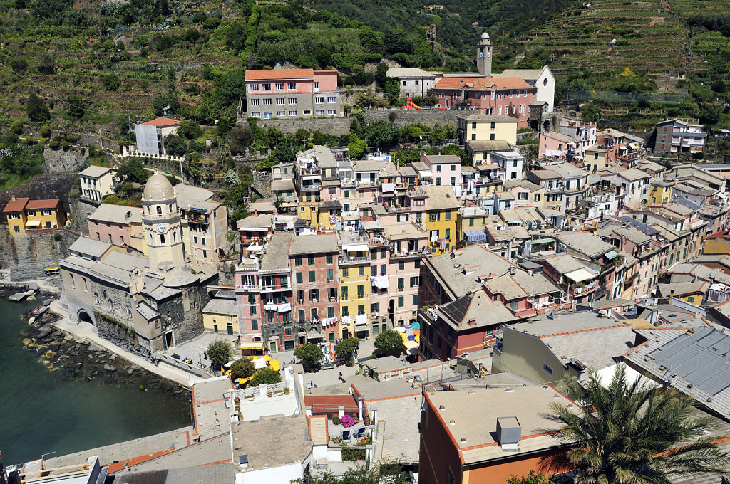 cinque terre - vernazza - der blick vom turm