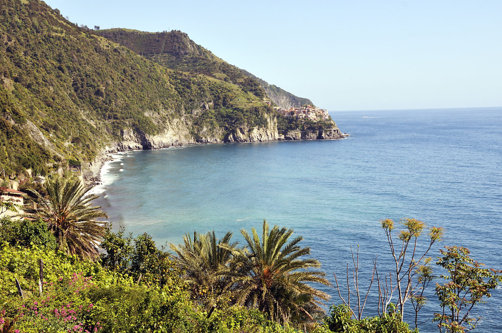 cinque terre - corniglia - blick auf die küste