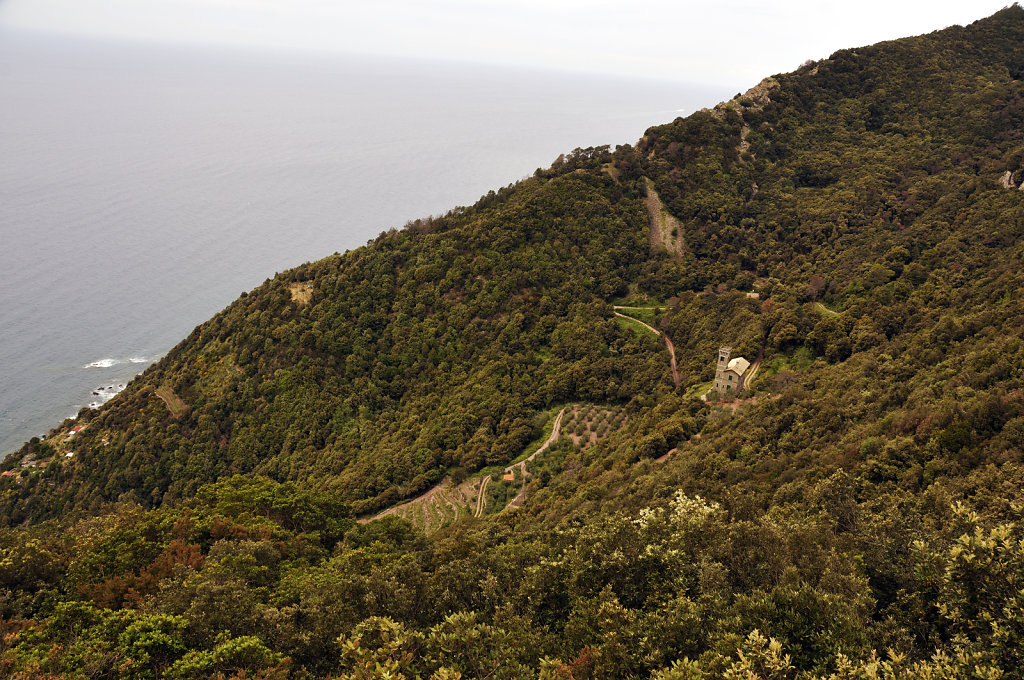 cinque terre - zwischen riomaggiore und porto venere – ausblic