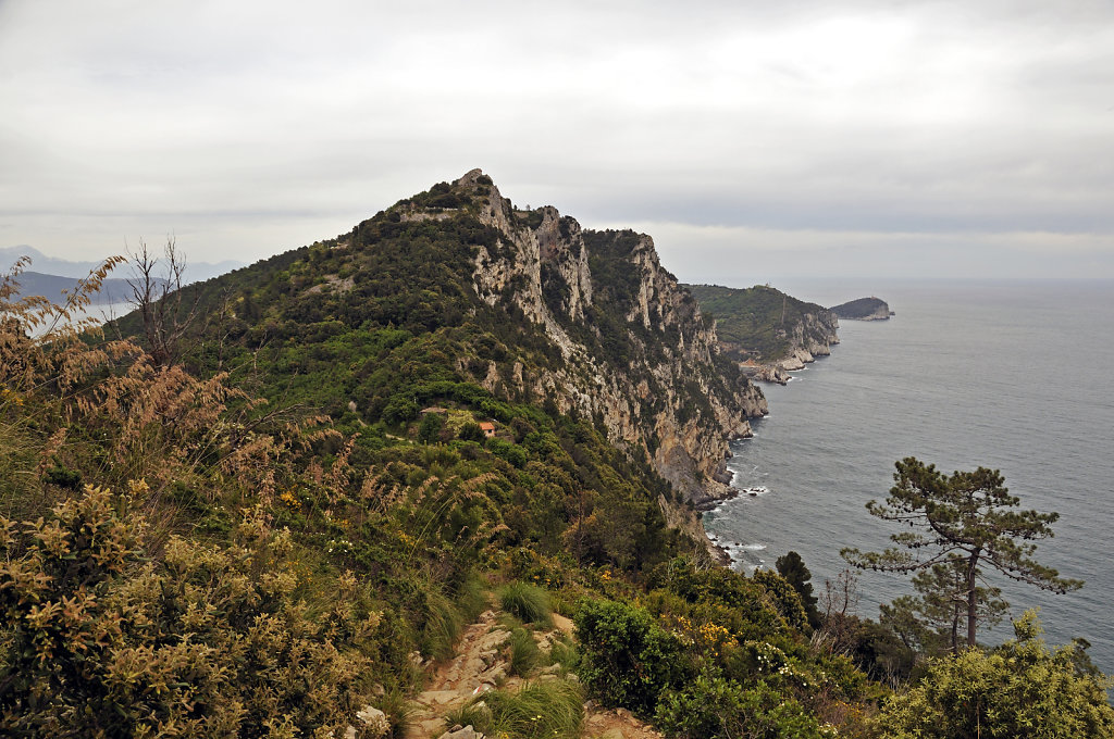 cinque terre - zwischen riomaggiore und porto venere – kurz vo