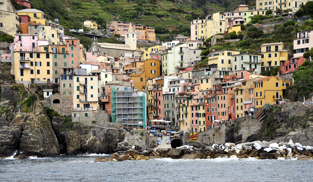 cinque terre -  mit dem boot von porto venere nach riomaggiore 