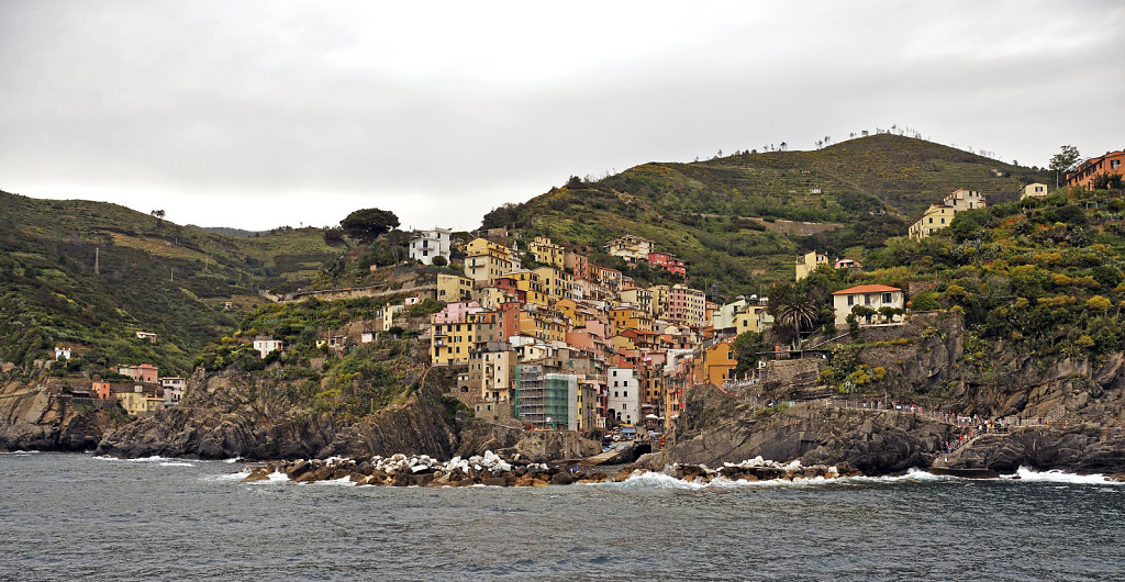 cinque terre -  mit dem boot von porto venere nach riomaggiore 