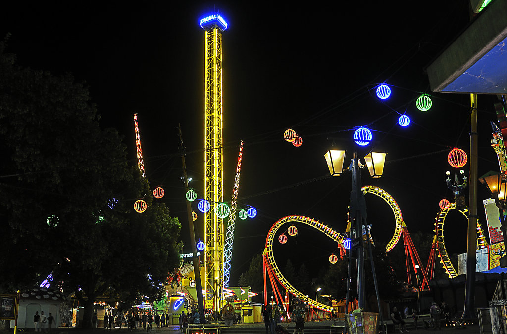 österreich - wien - night shots – prater - space shot