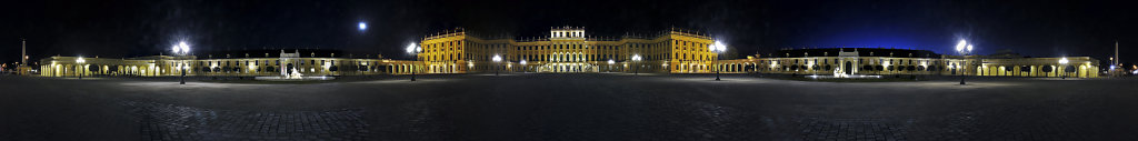 österreich - wien - night shots – schloss schönbrunn - 360°