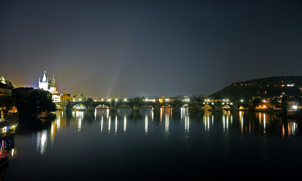 tschechien - prag - night shots - karlsbrücke