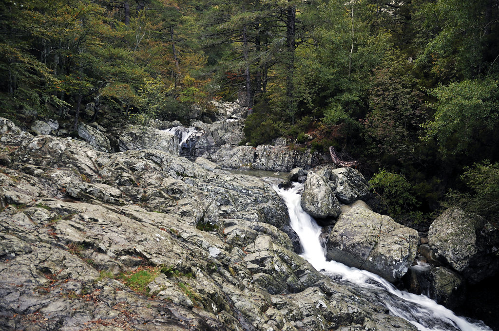 korsika – col de vizzanova - cascades de anglais