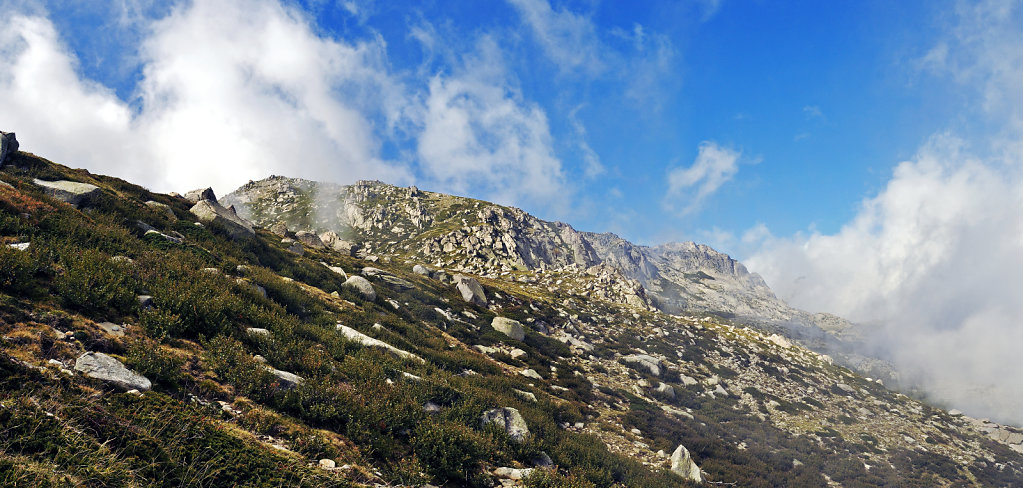 korsika  - aufstieg zum monte renoso und dem  bastanisee -  teil