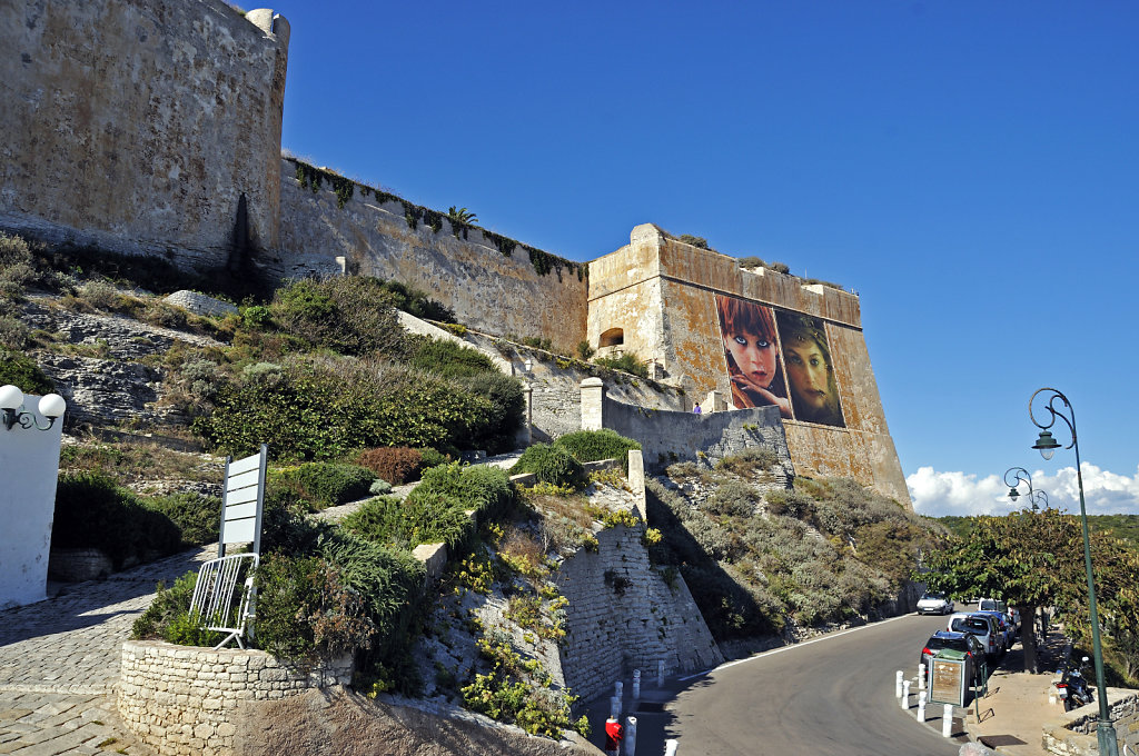 korsika  - bonifacio - aufstieg zur oberstadt