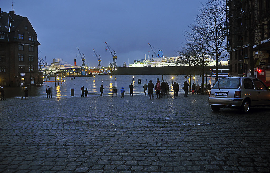 hamburg - sturmflut dezember 2013 – fischmarkt teil 2