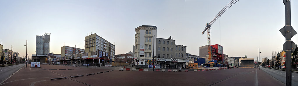 hamburg – st.pauli - spielbudenplatz - 180 ° teilpanorama