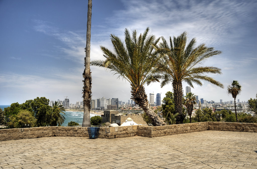 israel – tel aviv - jaffa - blick auf tel aviv