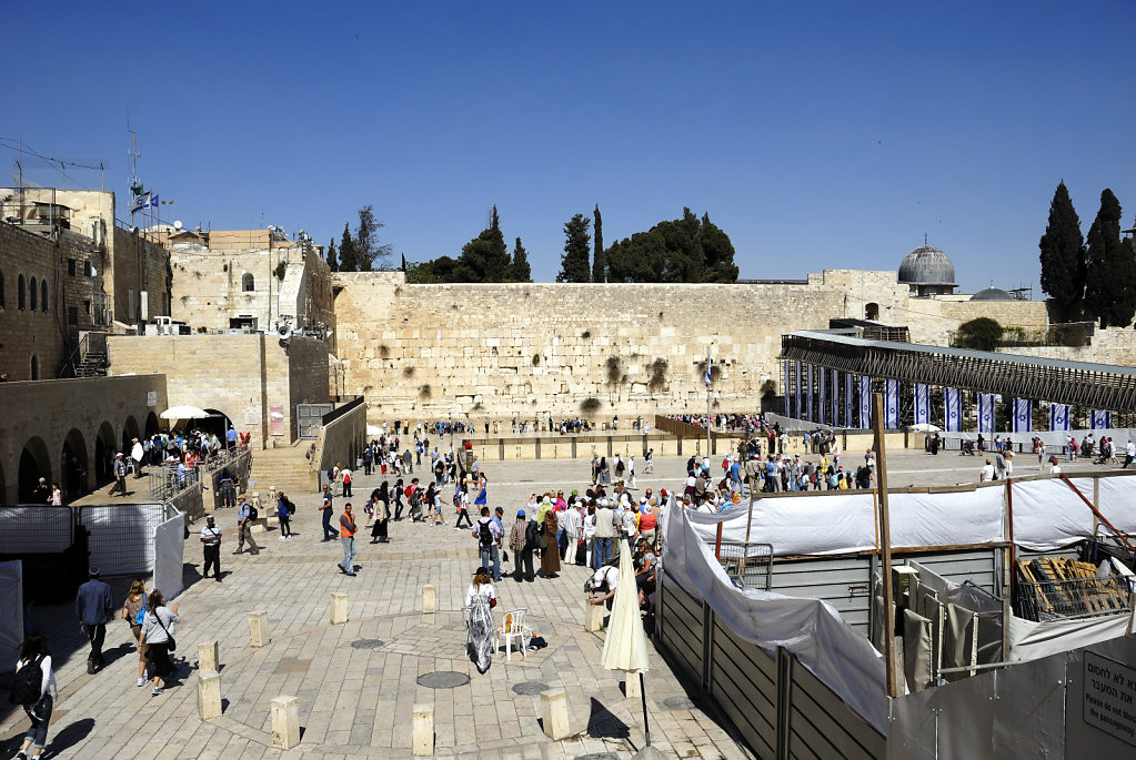 israel – jerusalem - die klagemauer