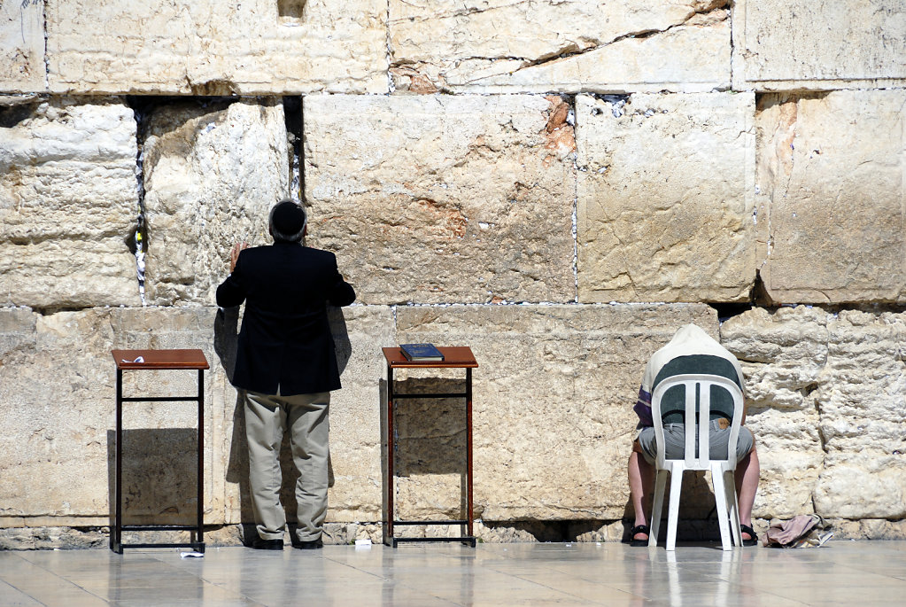 israel – jerusalem - vor der klagemauer