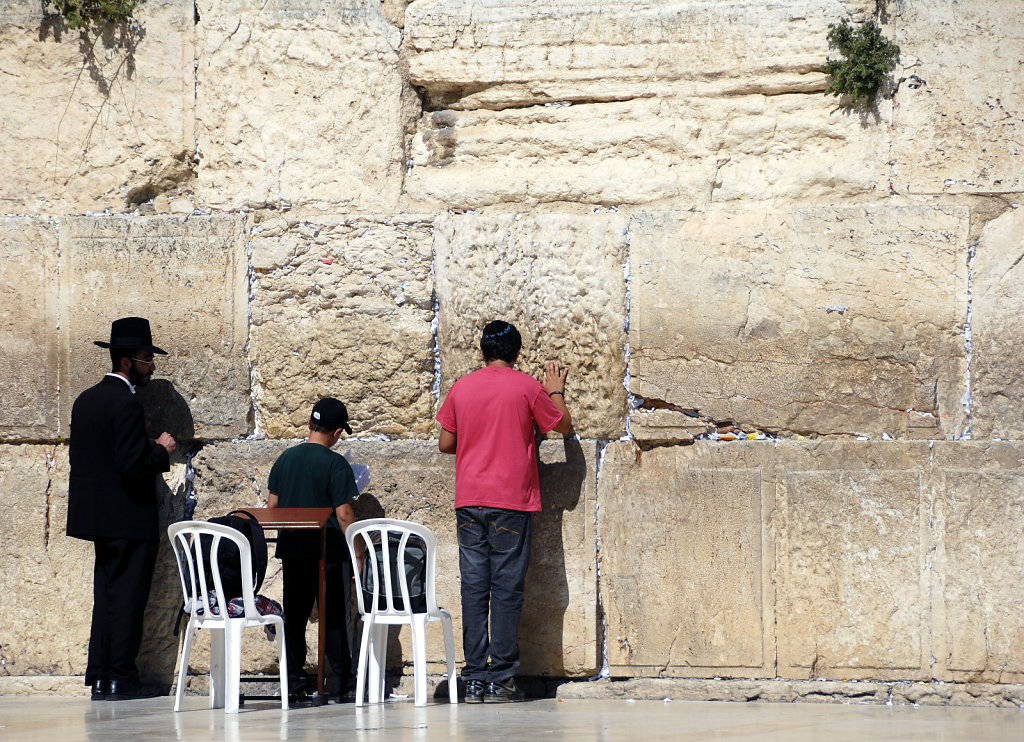 israel – jerusalem -  vor der klagemauer 4