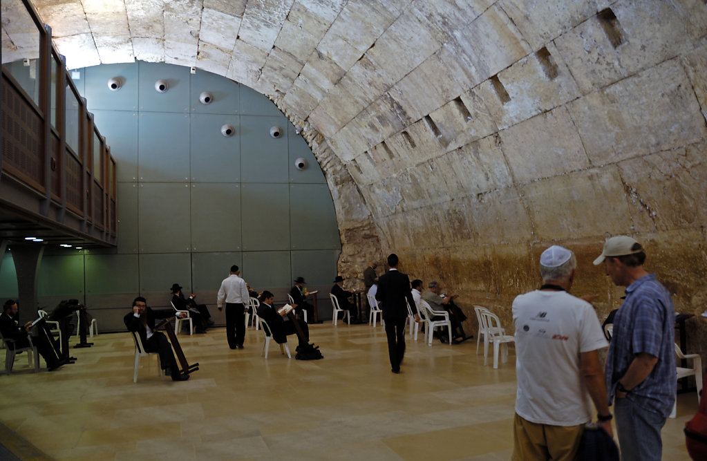 israel – jerusalem - die klagemauer – der tunnel teil 2