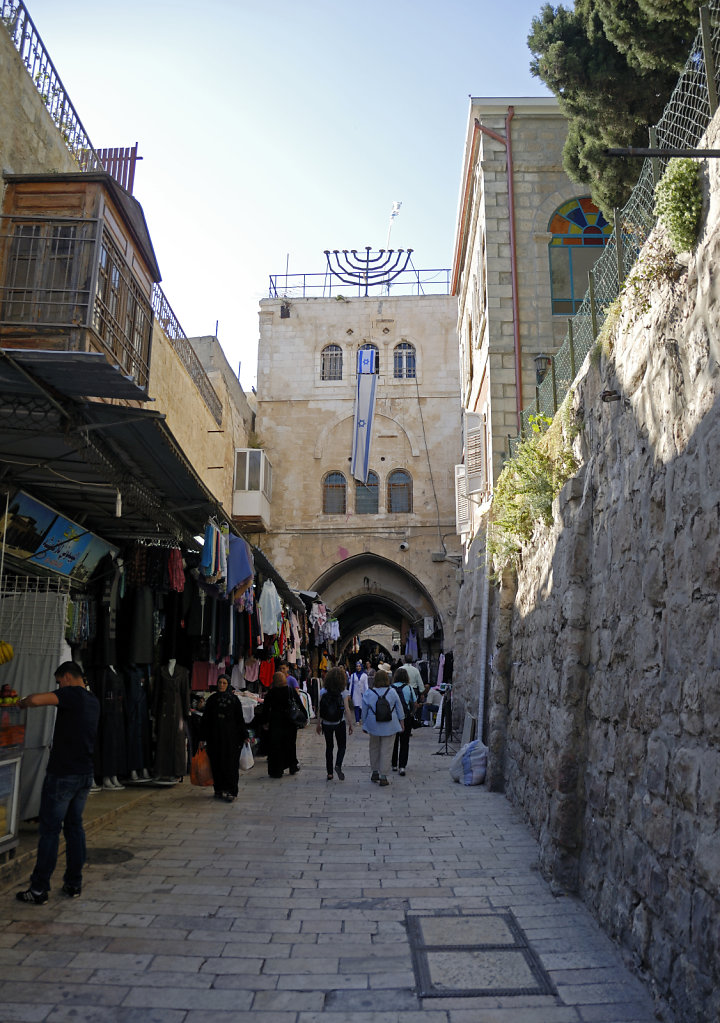 israel – jerusalem - in der altstadt – der krieg der steine