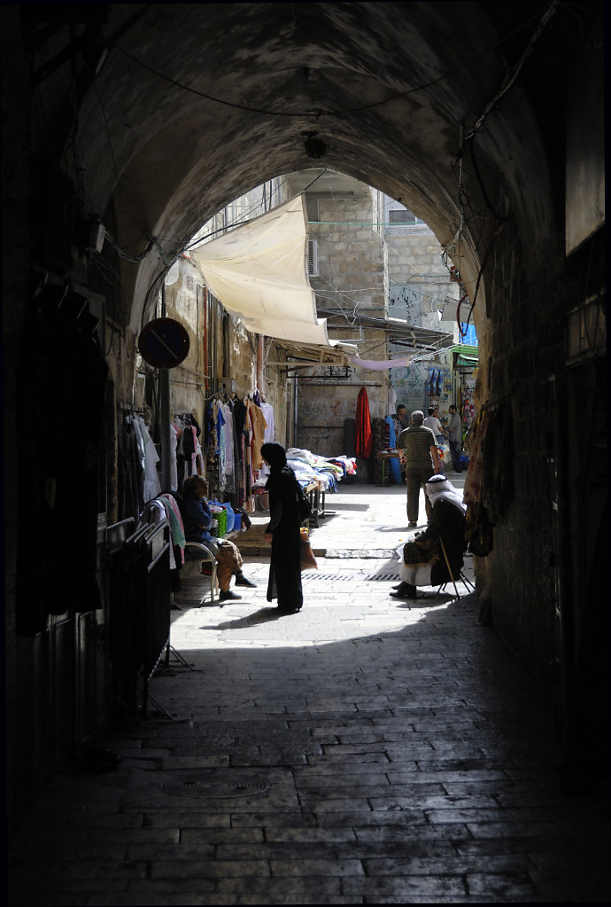 israel – jerusalem - morgens in der altstadt 