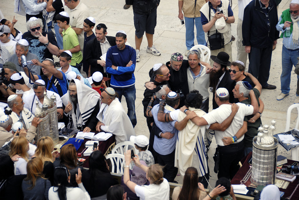 israel – jerusalem - vor der klagemauer  - bar mitzwa teil 4