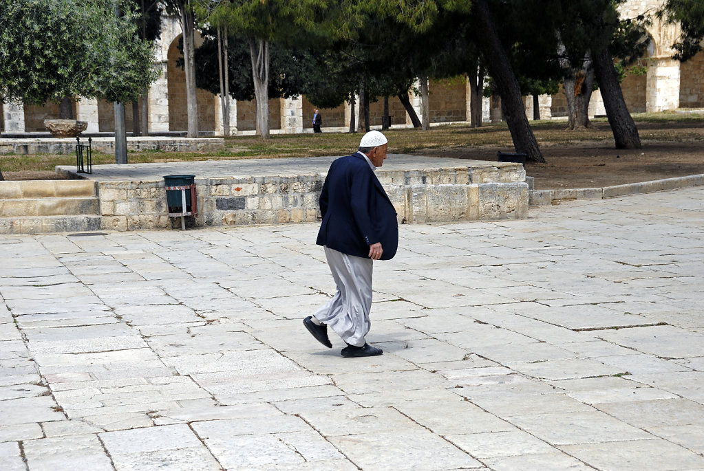 israel – jerusalem - der tempelberg - der besucher