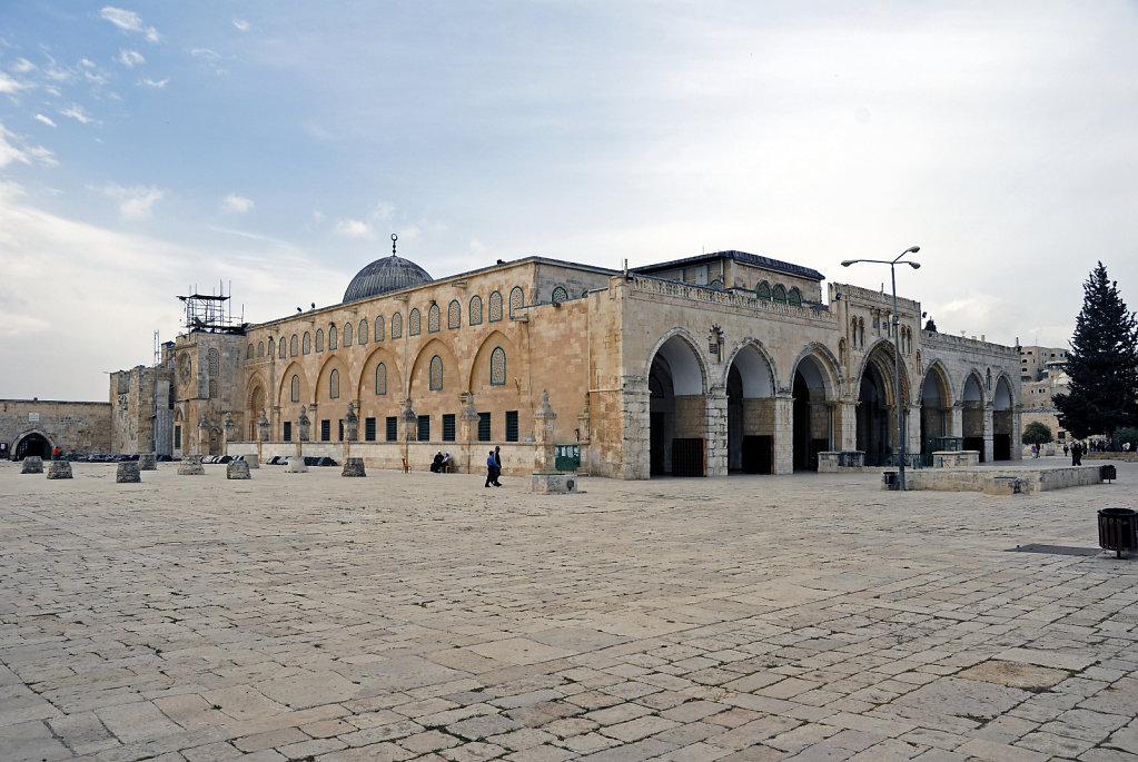 israel – jerusalem - der tempelberg - die al-aqsa moschee teil