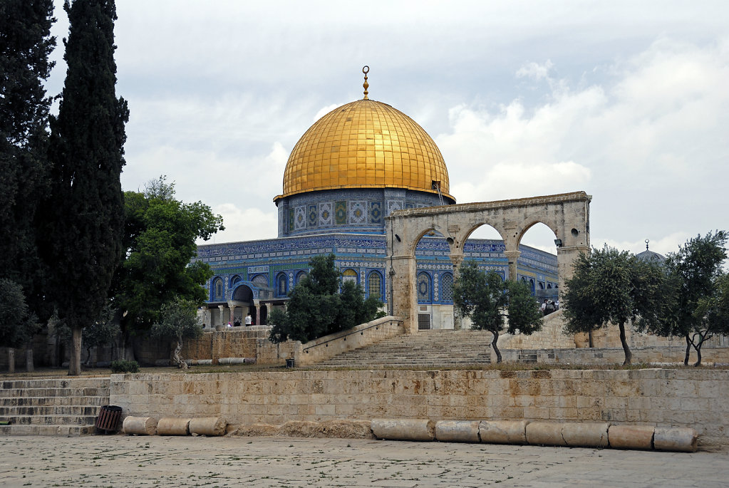 israel – jerusalem - der tempelberg -  al mawazin