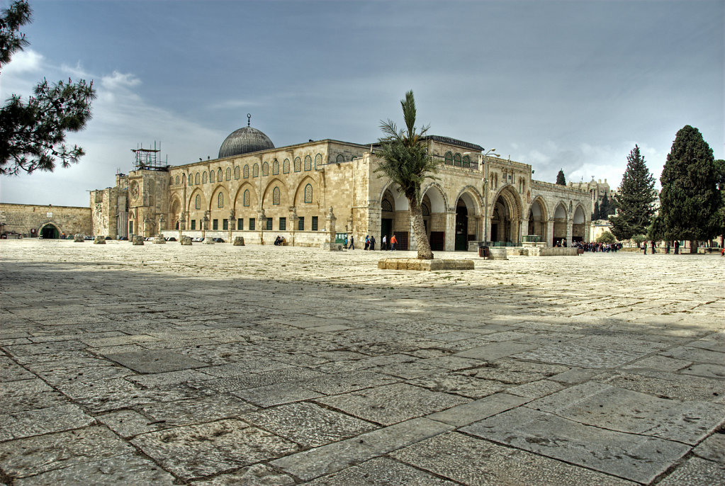 israel – jerusalem - der tempelberg - die al-aqsa moschee teil