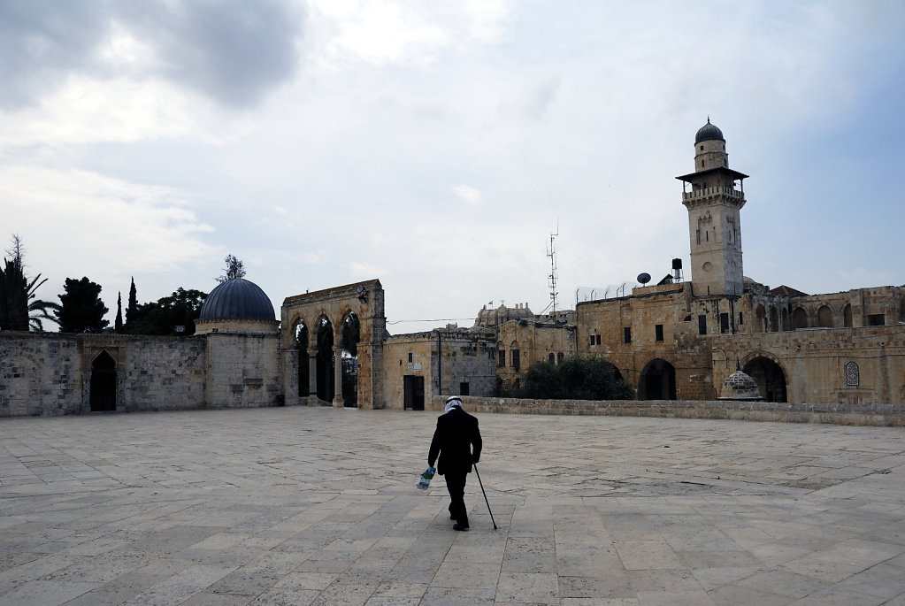 israel – jerusalem - der tempelberg - nach dem gebet