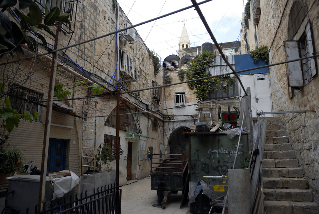 israel – jerusalem - in der altstadt - im hinterhof