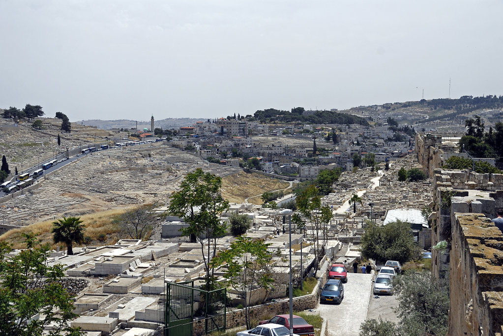 israel – jerusalem - der blick von der mauer - der ölberg tei