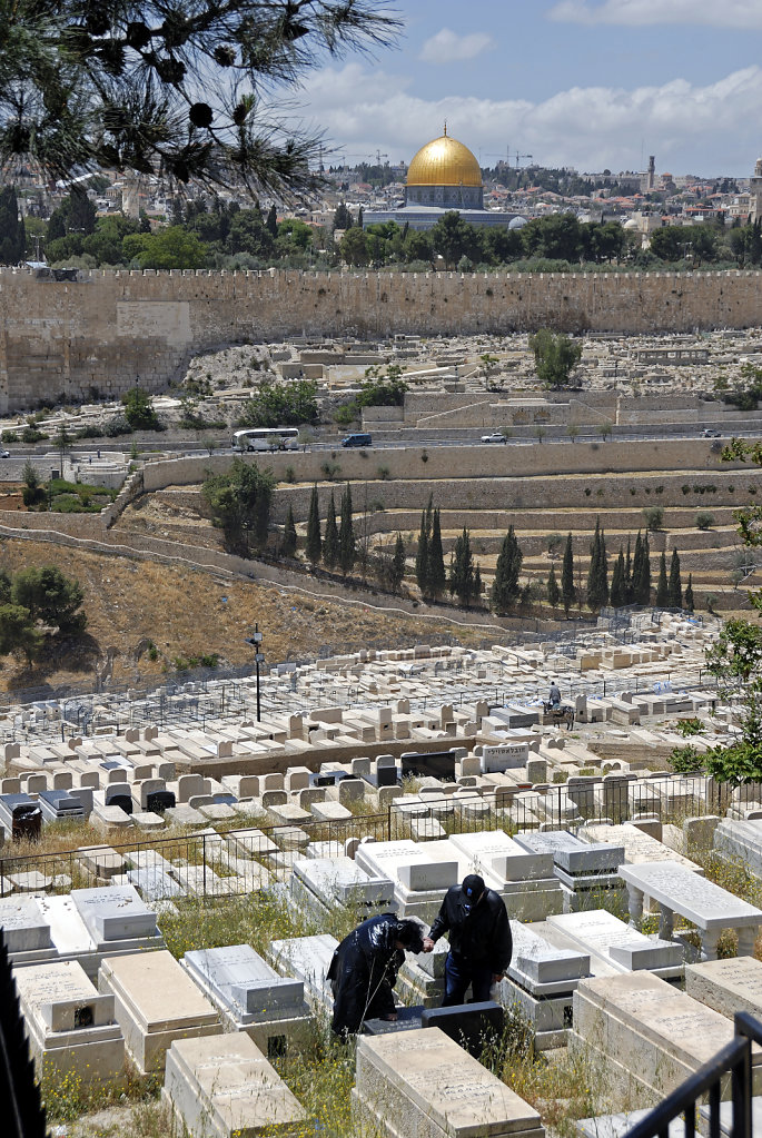 israel – jerusalem - der ölberg – der jüdische friedhof te