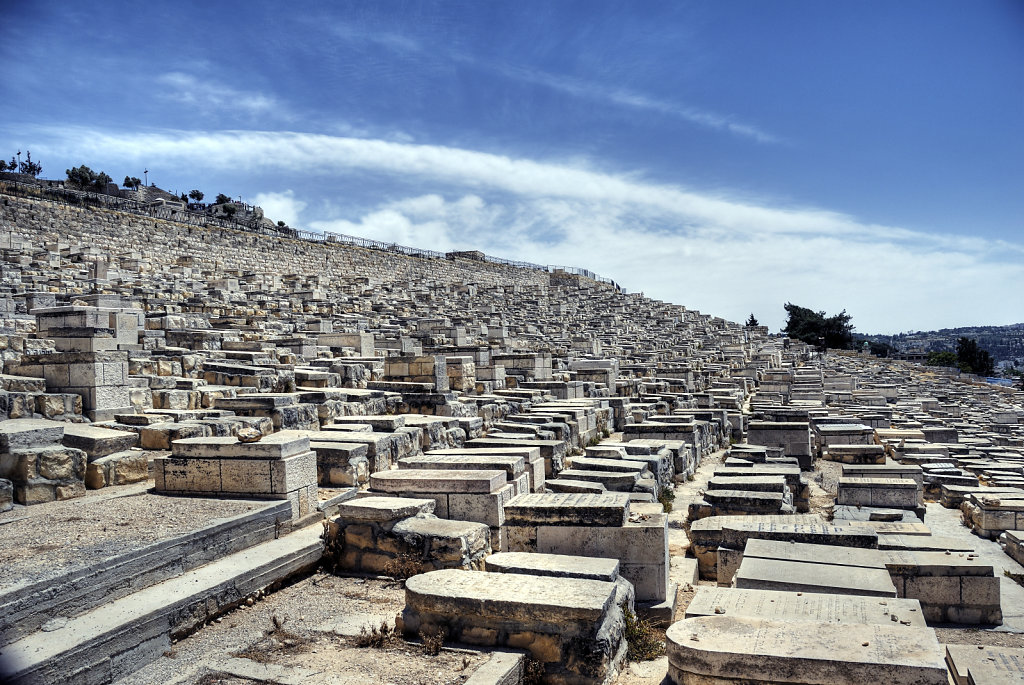 israel – jerusalem - der ölberg - das gräberfeld teil 3