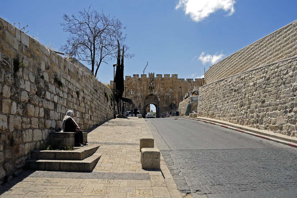 israel – jerusalem - das  löwentor / stephanstor 