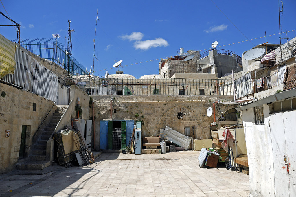 israel – jerusalem - in der altstadt - im hinterhof teil 3