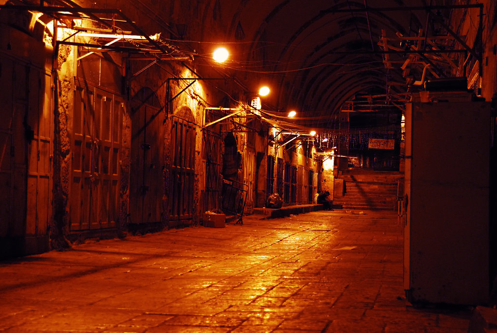 israel – jerusalem - in der altstadt nachts teil 3