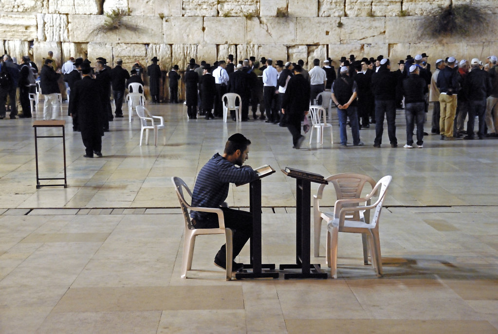 israel – jerusalem - vor der klagemauer nachts teil 2