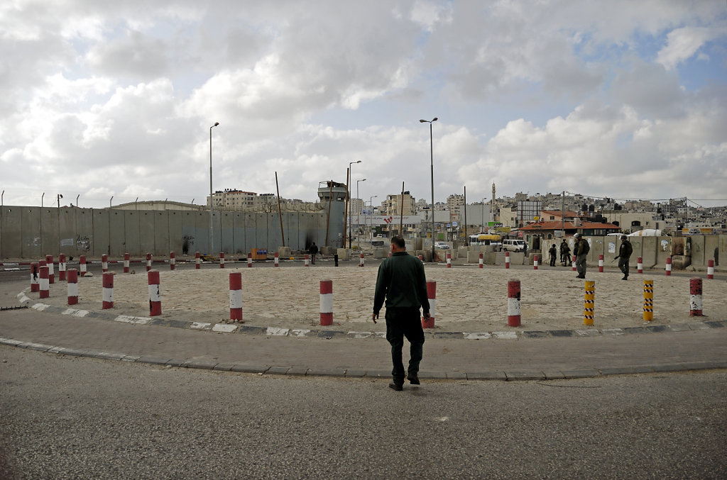 palästina- ramallah - qalandia - showdown