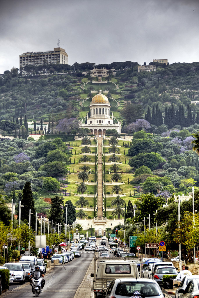 israel – haifa - die gärten der bahai
