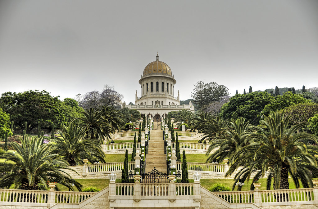 israel – haifa - der schrein des bab