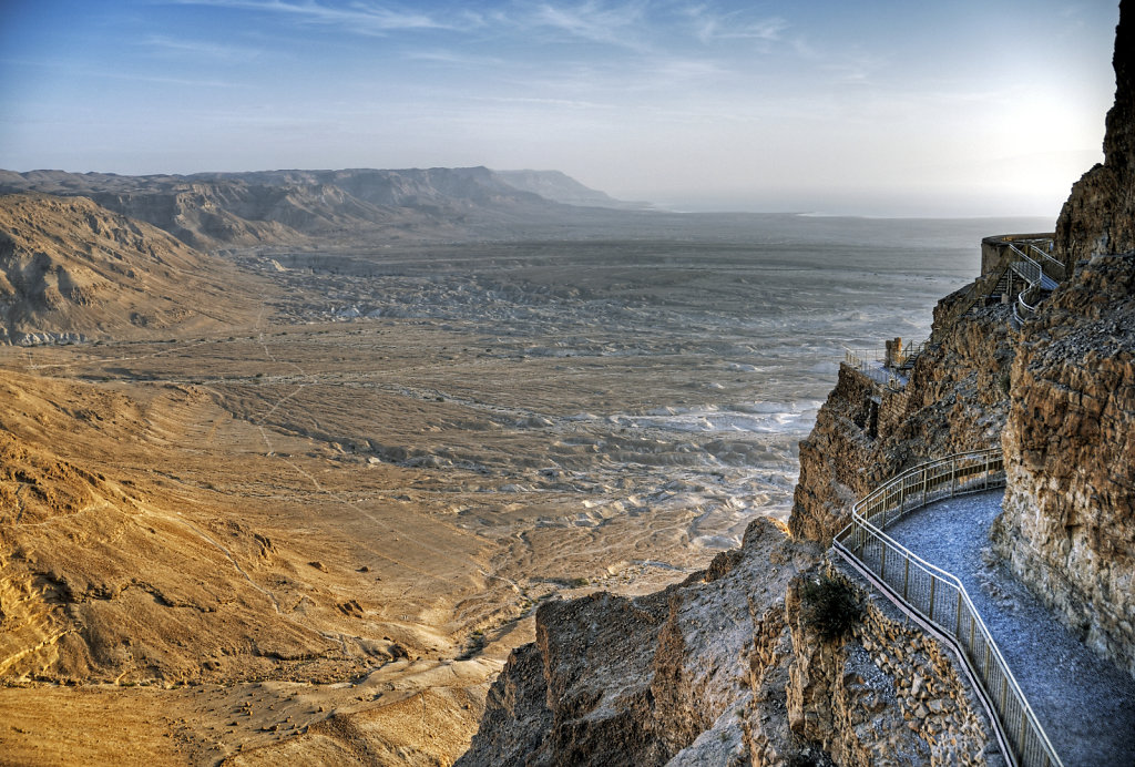 israel- totes meer - masada  – norden