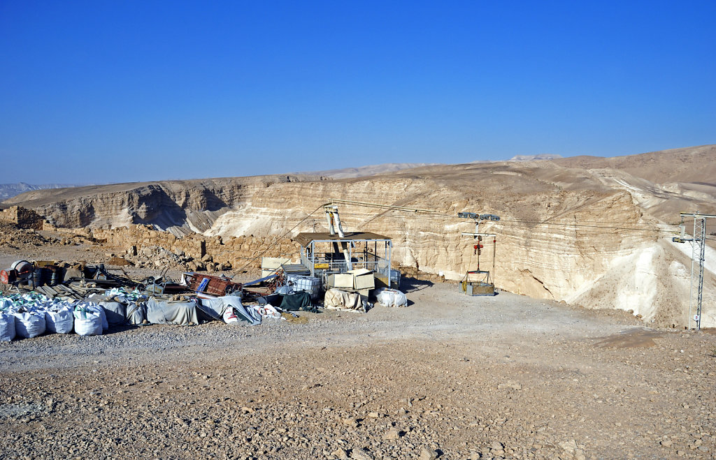 israel- totes meer - masada  – die seilbahn teil 2