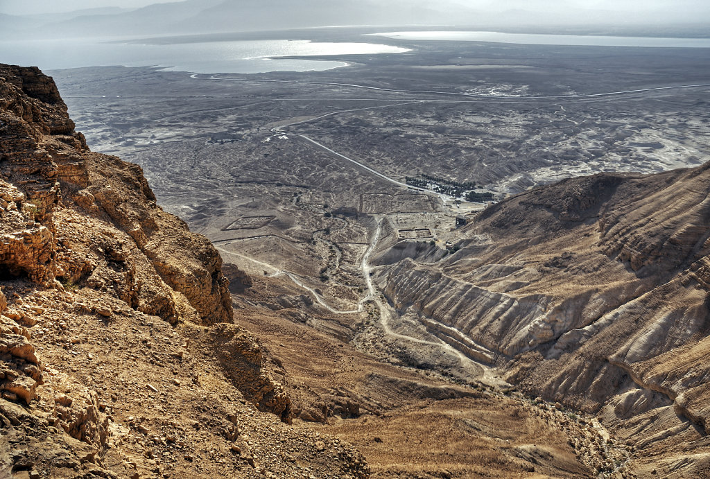 israel- totes meer - masada  – südseite