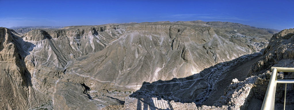 israel- totes meer - masada –  nach westen 