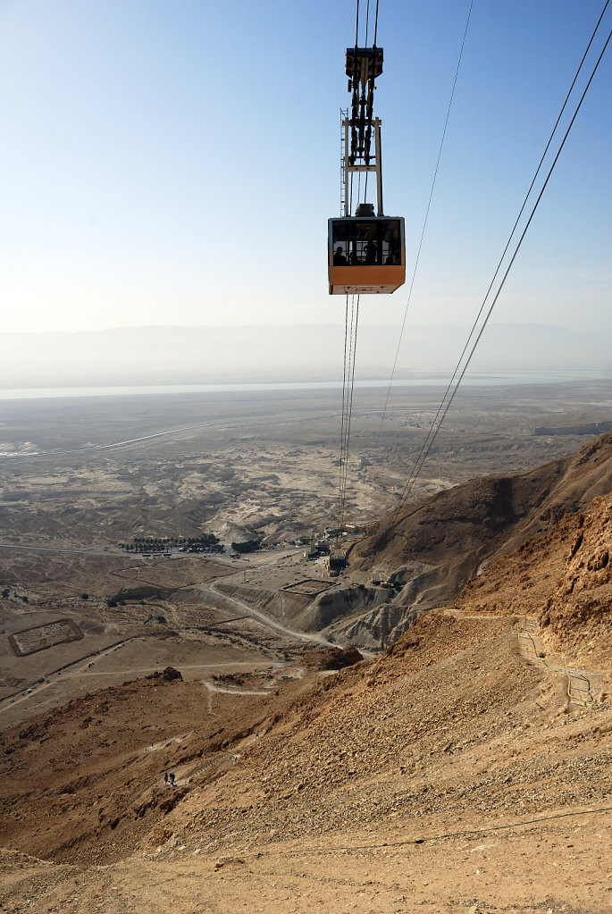 israel- totes meer - masada  – die seilbahn teil 3