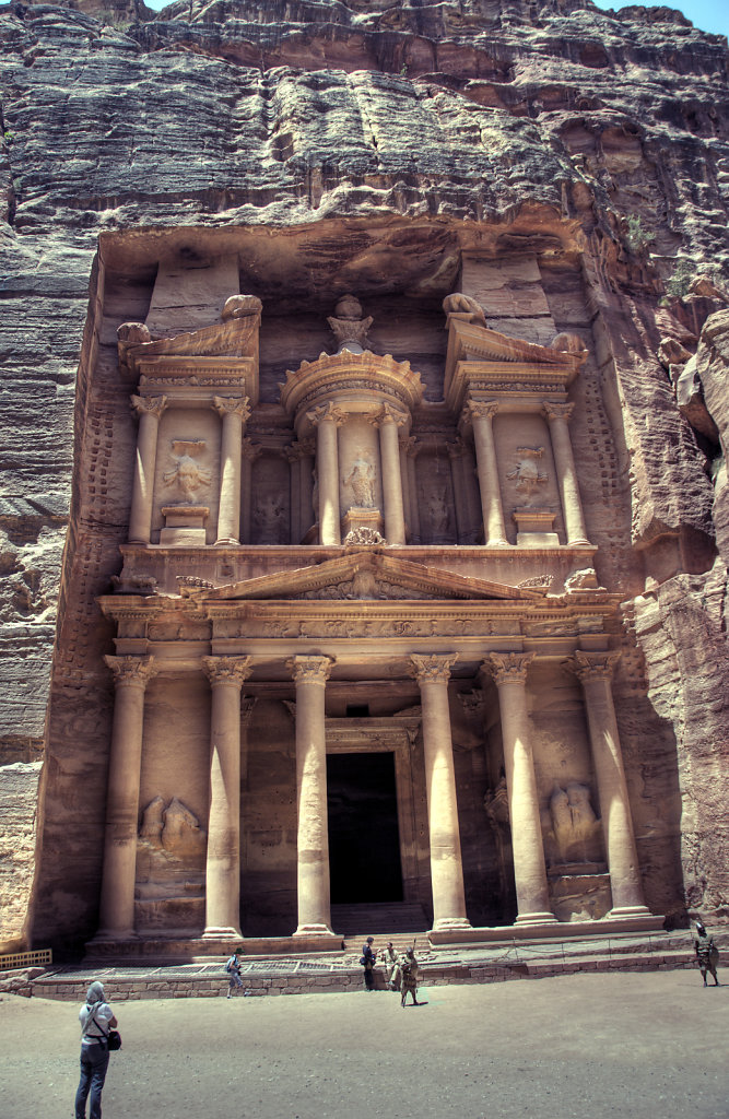 jordanien - petra -  al kazane / das schatzhaus