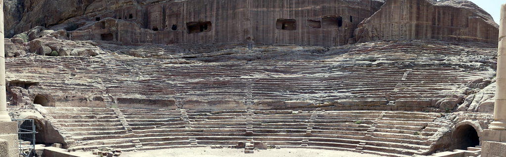 jordanien - petra - das  römische theater teil 2