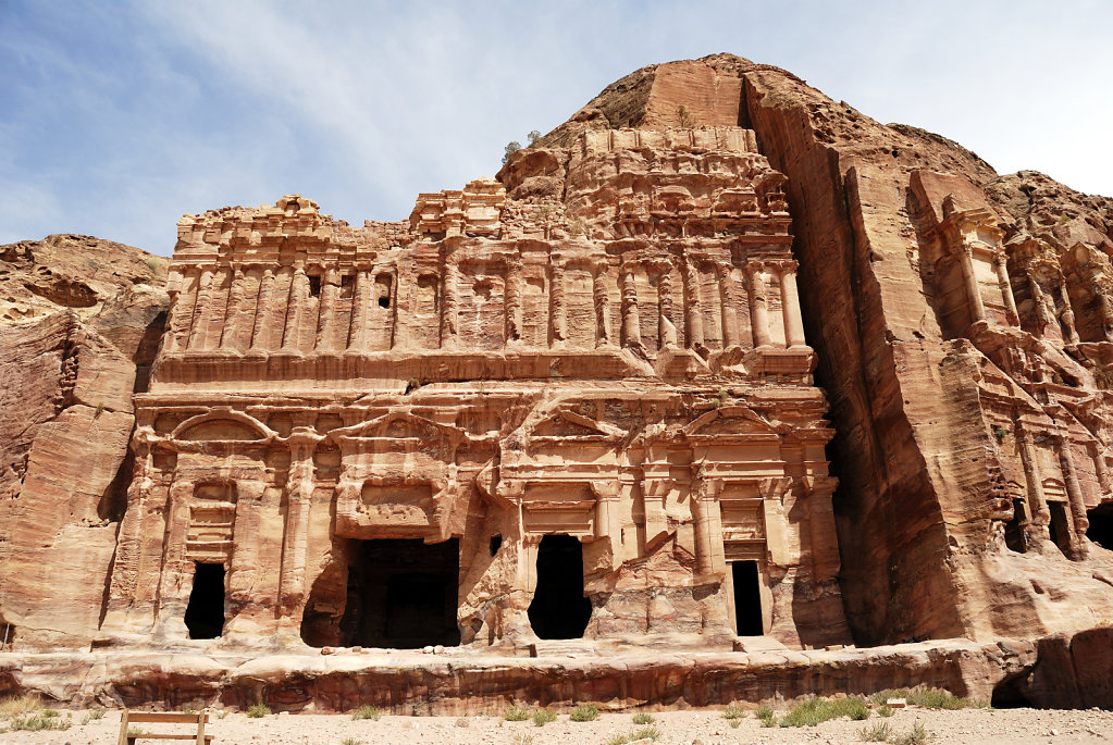 jordanien - petra - das palastgrab