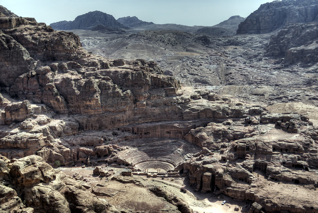 jordanien - petra - das römische theater teil 3