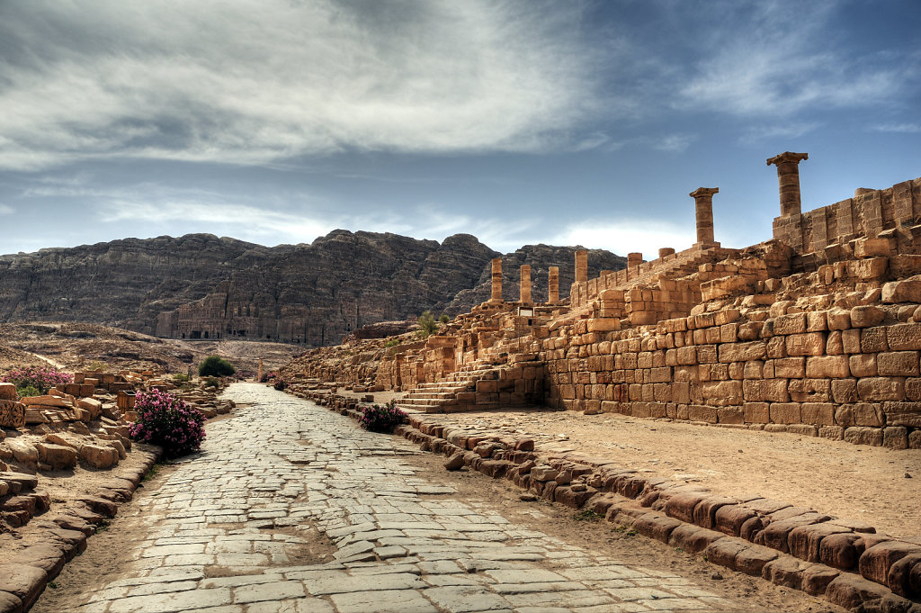 jordanien - petra - cardo maximus teil 3