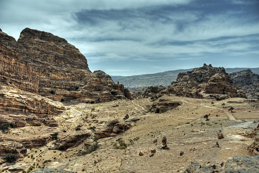 jordanien - petra - oben