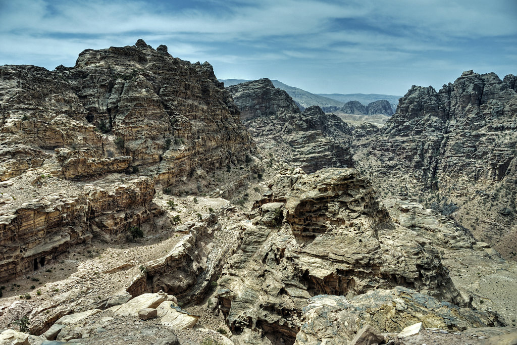 jordanien - petra - blick über die berge teil 2